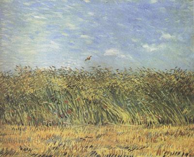 Wheat Field with a Lark (nn04), Vincent Van Gogh